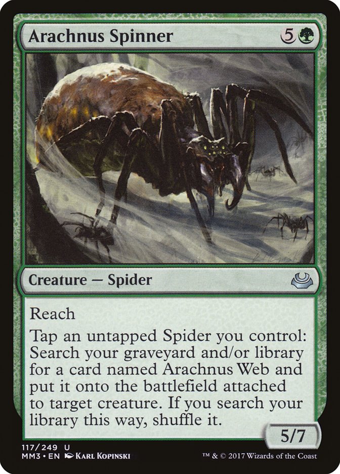 Arachnus Spinner [Modern Masters 2017] | Game Haven TX