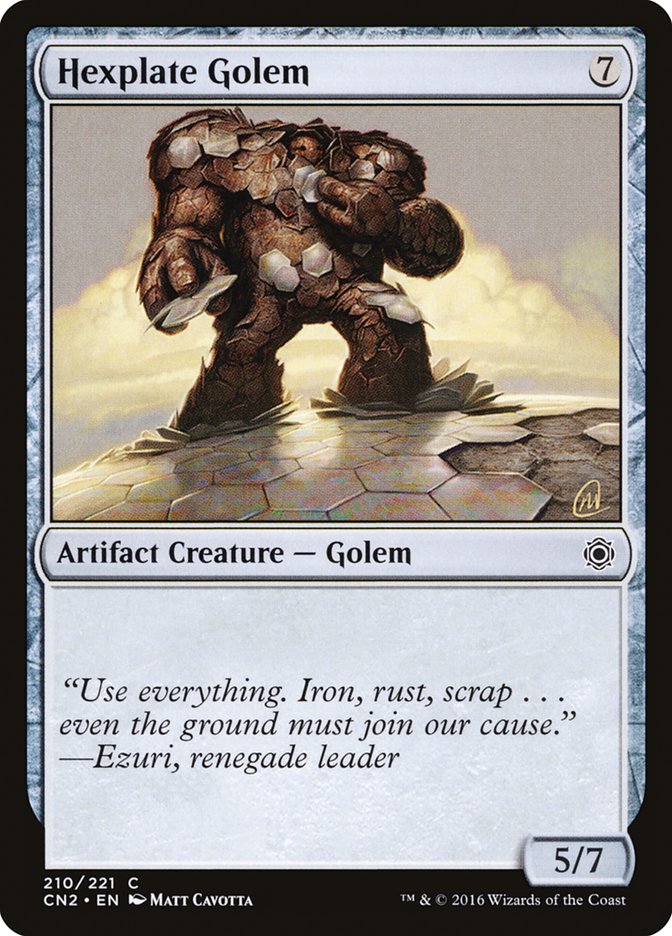 Hexplate Golem [Conspiracy: Take the Crown] | Game Haven TX