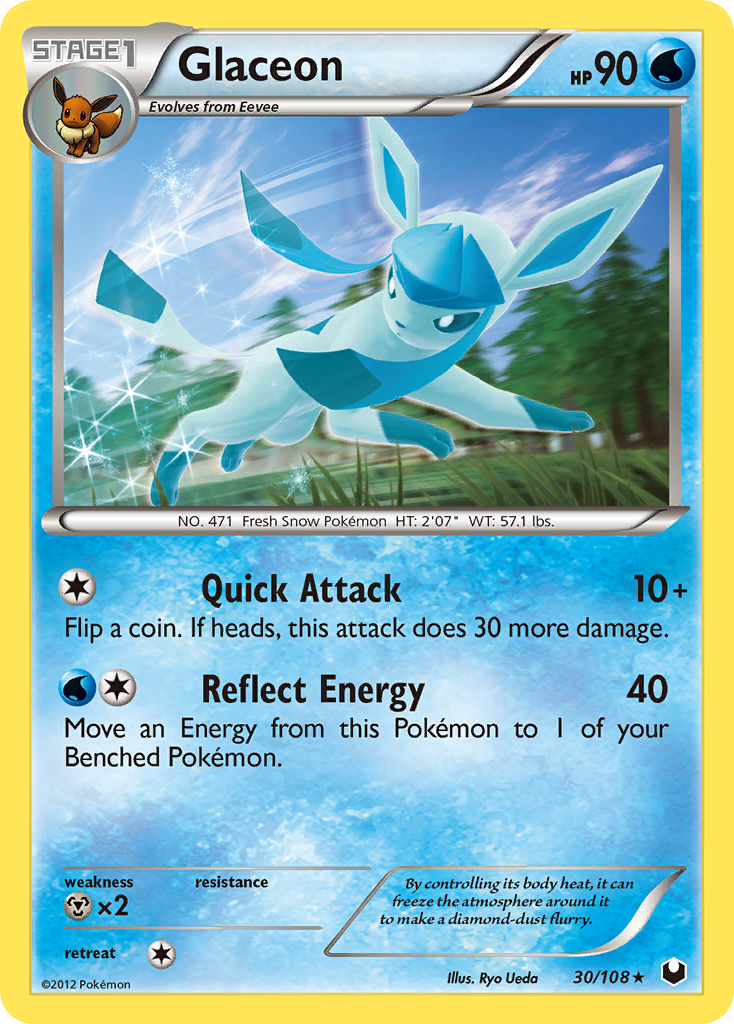 Glaceon (30/108) [Black & White: Dark Explorers] | Game Haven TX