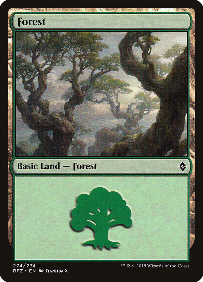 Forest [Battle for Zendikar] | Game Haven TX