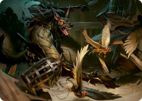 Wing Shredder Art Card [Innistrad: Midnight Hunt Art Series] | Game Haven TX