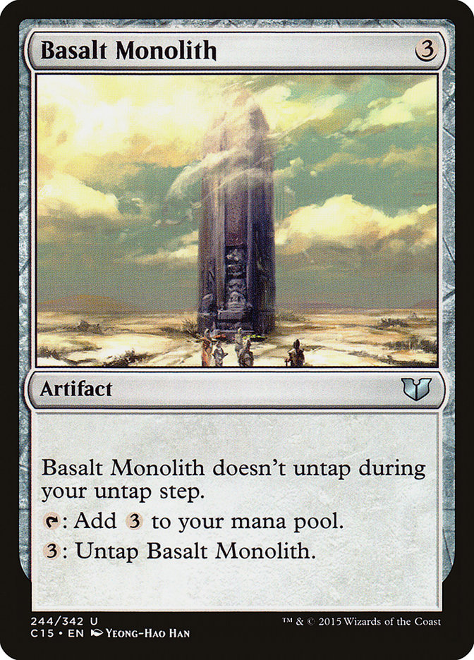 Basalt Monolith [Commander 2015] | Game Haven TX