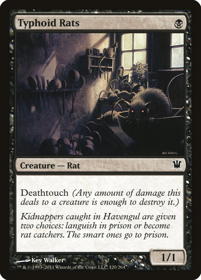 Typhoid Rats [Innistrad] | Game Haven TX
