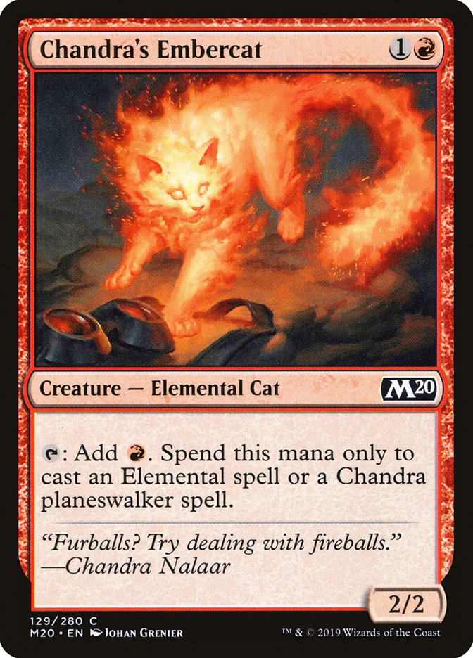 Chandra's Embercat [Core Set 2020] | Game Haven TX