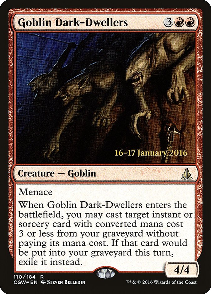 Goblin Dark-Dwellers [Oath of the Gatewatch Promos] | Game Haven TX