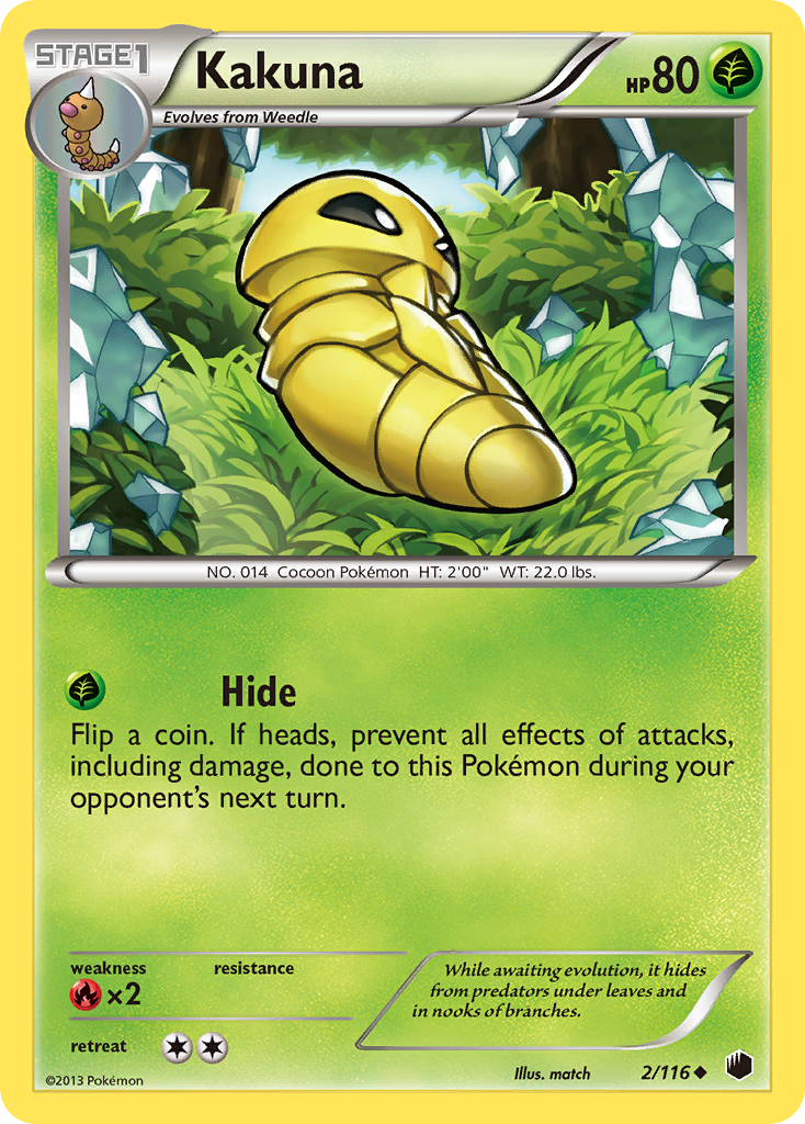 Kakuna (2/116) [Black & White: Plasma Freeze] | Game Haven TX