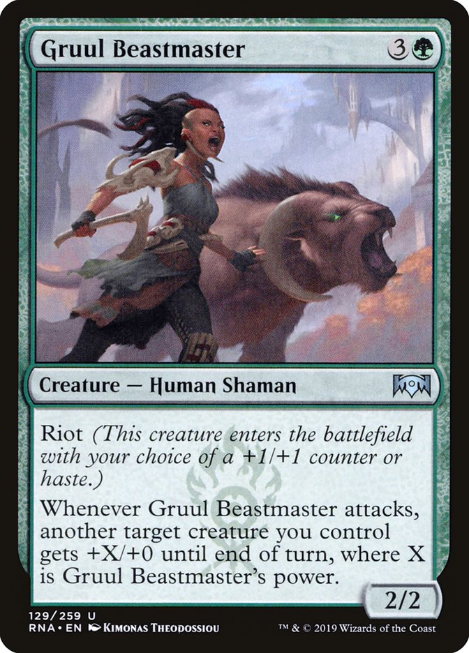 Gruul Beastmaster [Ravnica Allegiance] | Game Haven TX