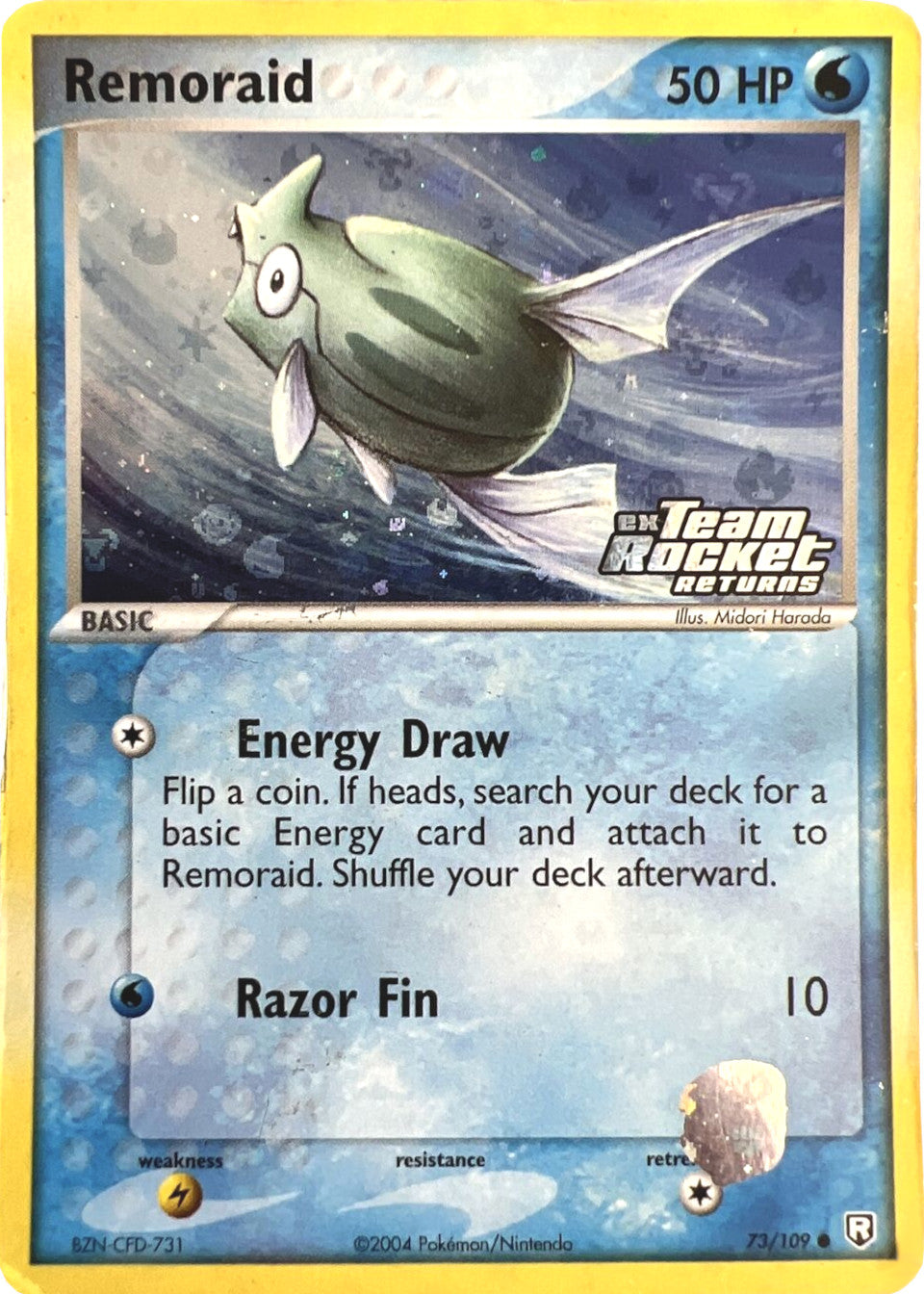 Remoraid (73/109) (Stamped) [EX: Team Rocket Returns] | Game Haven TX