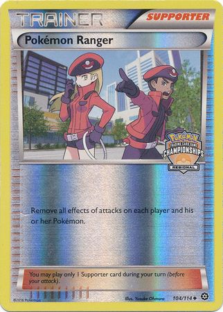 Pokemon Ranger (104/114) (Championship Promo) [XY: Steam Siege] | Game Haven TX