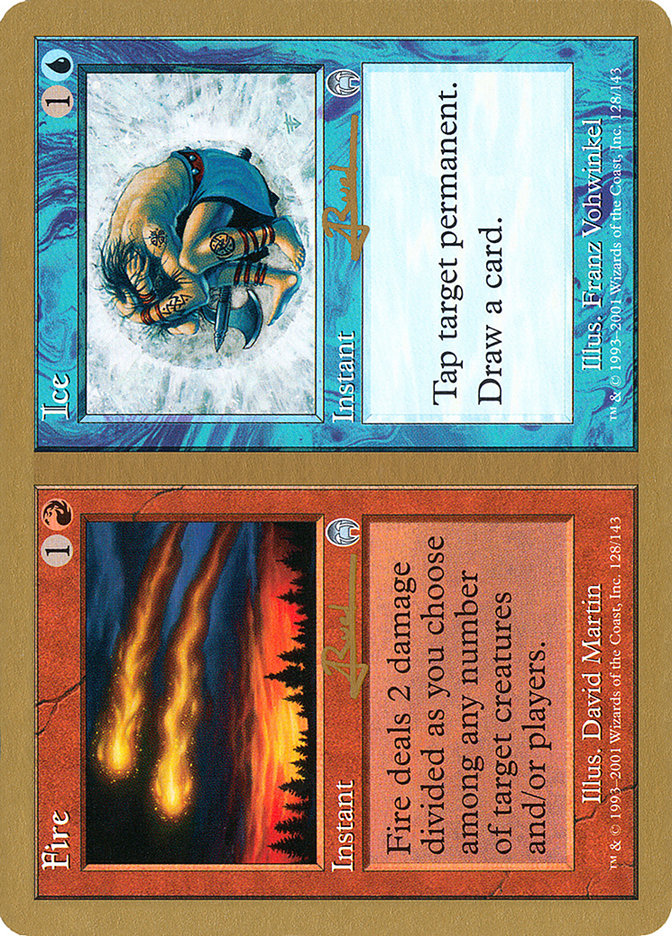 Fire // Ice (Antoine Ruel) [World Championship Decks 2001] | Game Haven TX