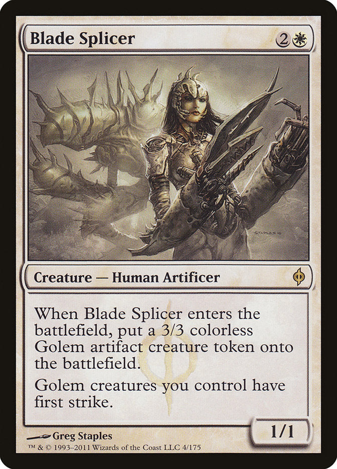 Blade Splicer [New Phyrexia] | Game Haven TX