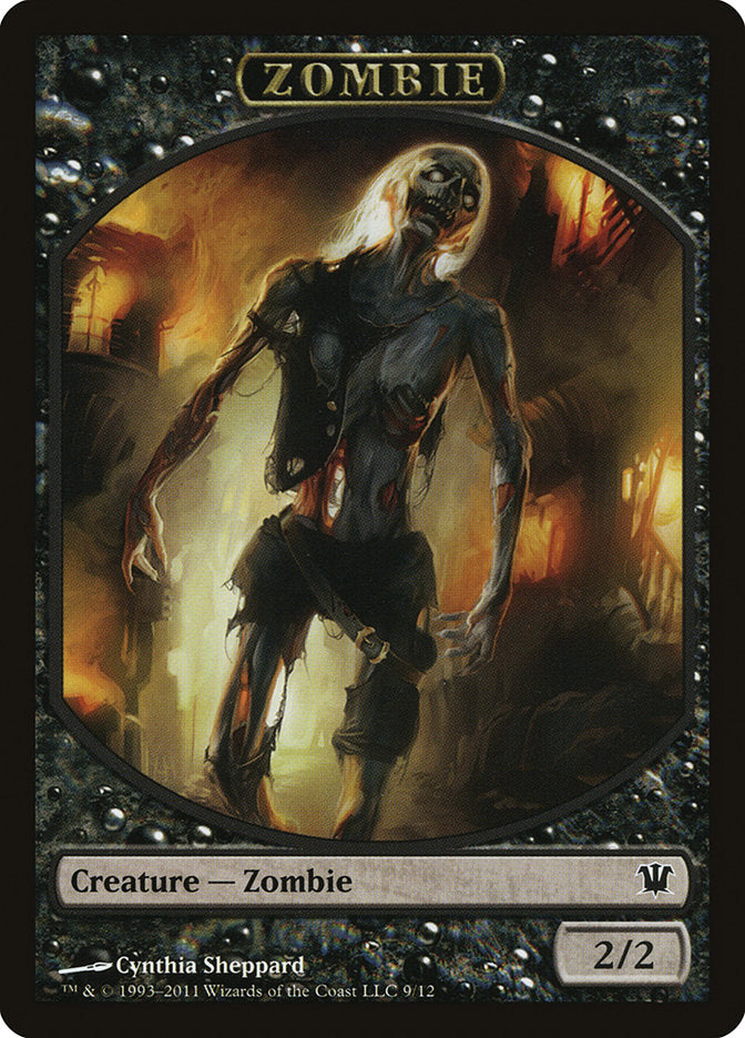 Zombie (9/12) [Innistrad Tokens] | Game Haven TX
