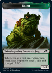 Samurai // Keimi Double-sided Token [Kamigawa: Neon Dynasty Tokens] | Game Haven TX