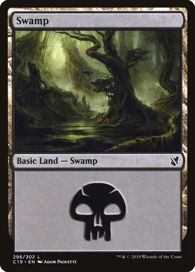 Swamp (296) [Commander 2019] | Game Haven TX
