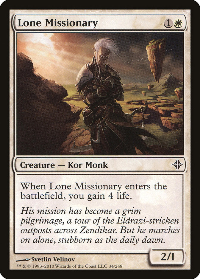 Lone Missionary [Rise of the Eldrazi] | Game Haven TX