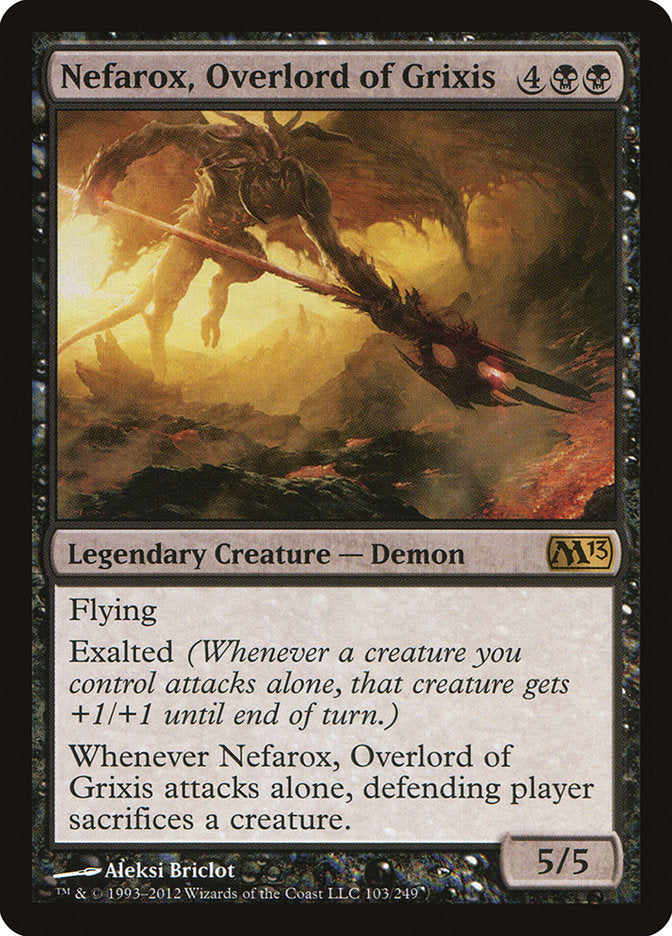 Nefarox, Overlord of Grixis [Magic 2013] | Game Haven TX