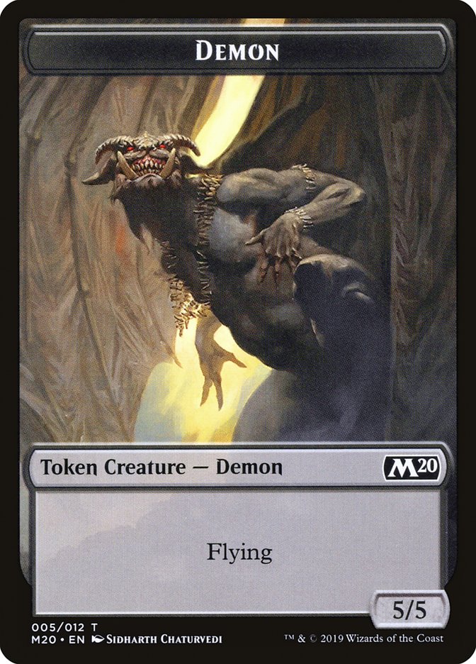 Demon Token [Core Set 2020 Tokens] | Game Haven TX