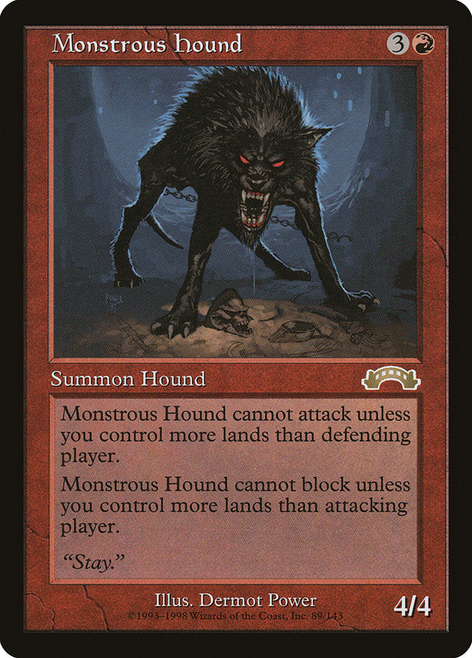 Monstrous Hound [Exodus] | Game Haven TX