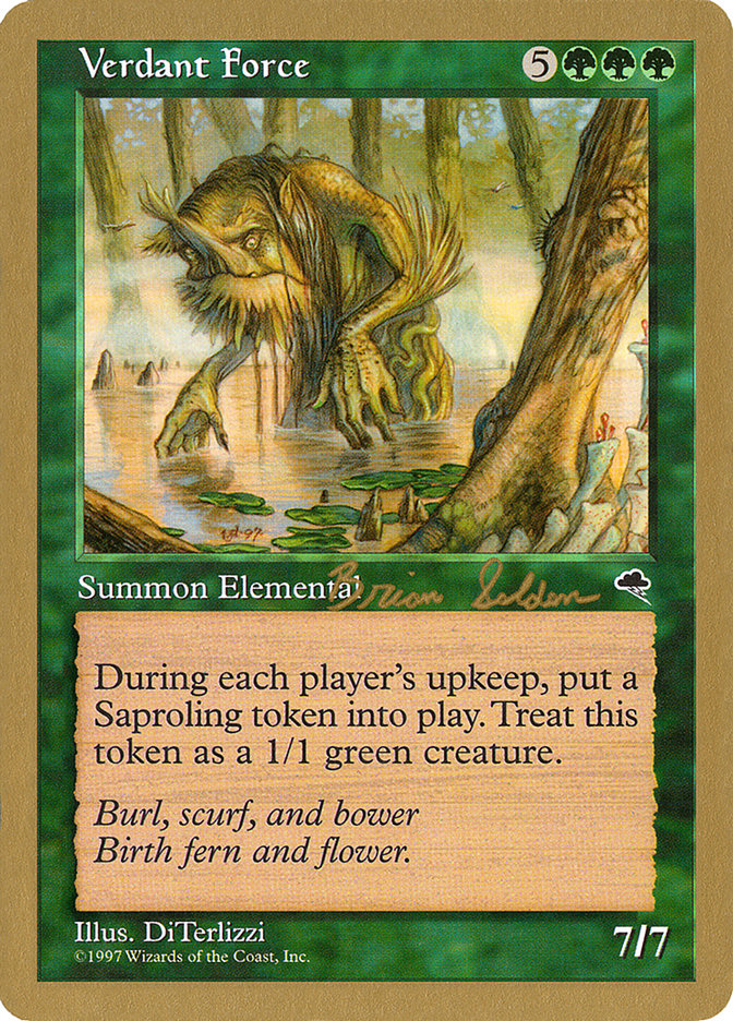 Verdant Force (Brian Selden) [World Championship Decks 1998] | Game Haven TX
