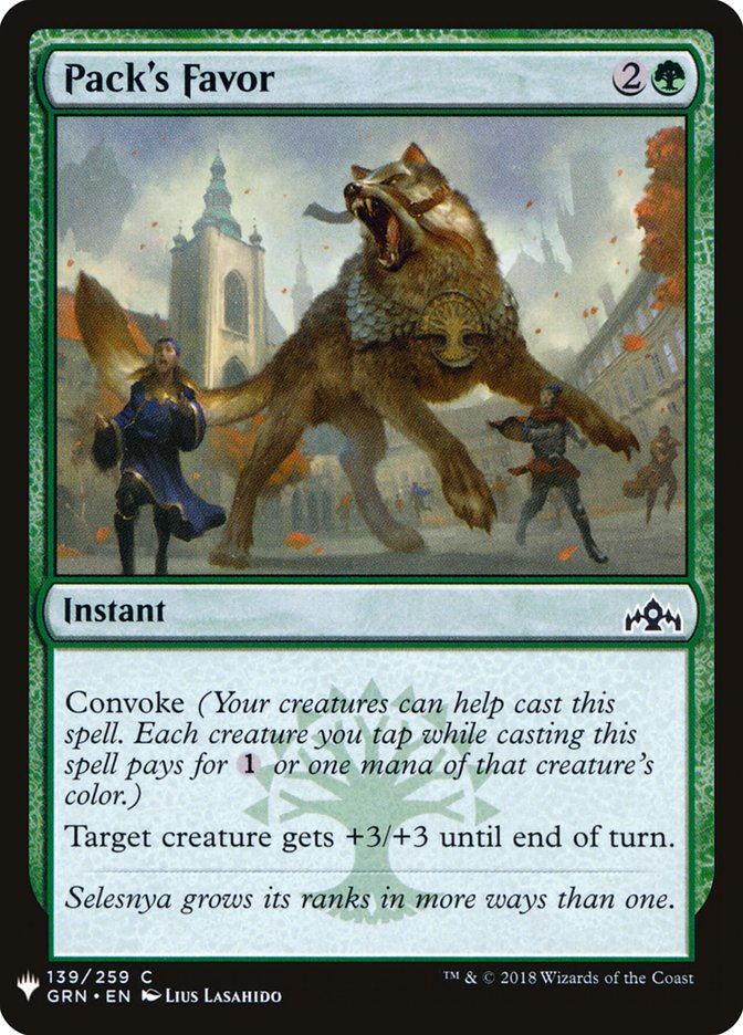 Pack's Favor [Mystery Booster] | Game Haven TX