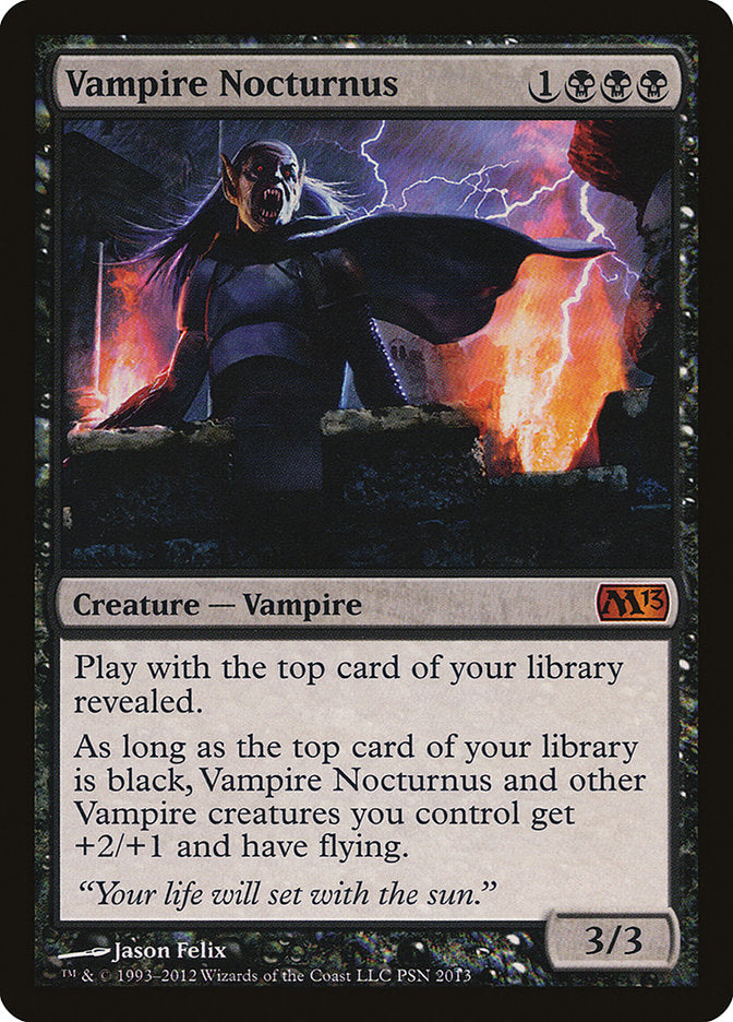 Vampire Nocturnus [Duels of the Planeswalkers 2012 Promos ] | Game Haven TX