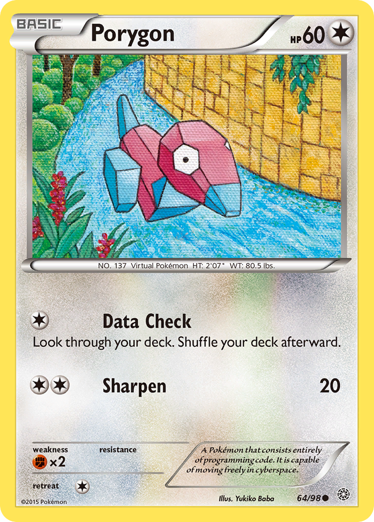 Porygon (64/98) [XY: Ancient Origins] | Game Haven TX