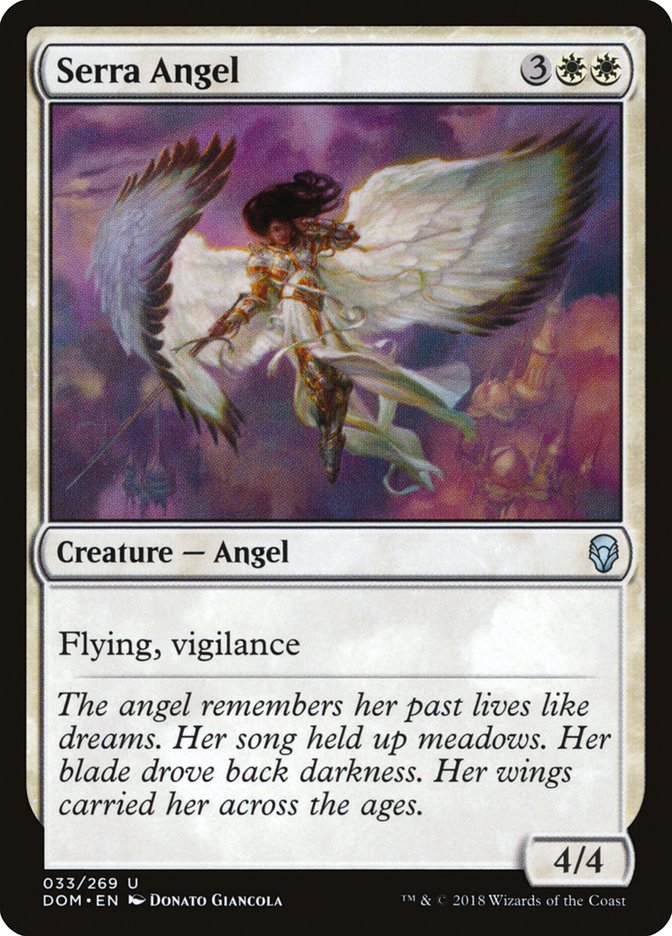 Serra Angel [Dominaria] | Game Haven TX