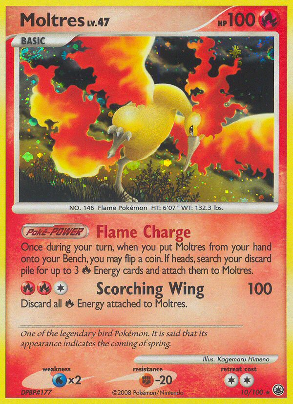 Moltres (10/100) [Diamond & Pearl: Majestic Dawn] | Game Haven TX