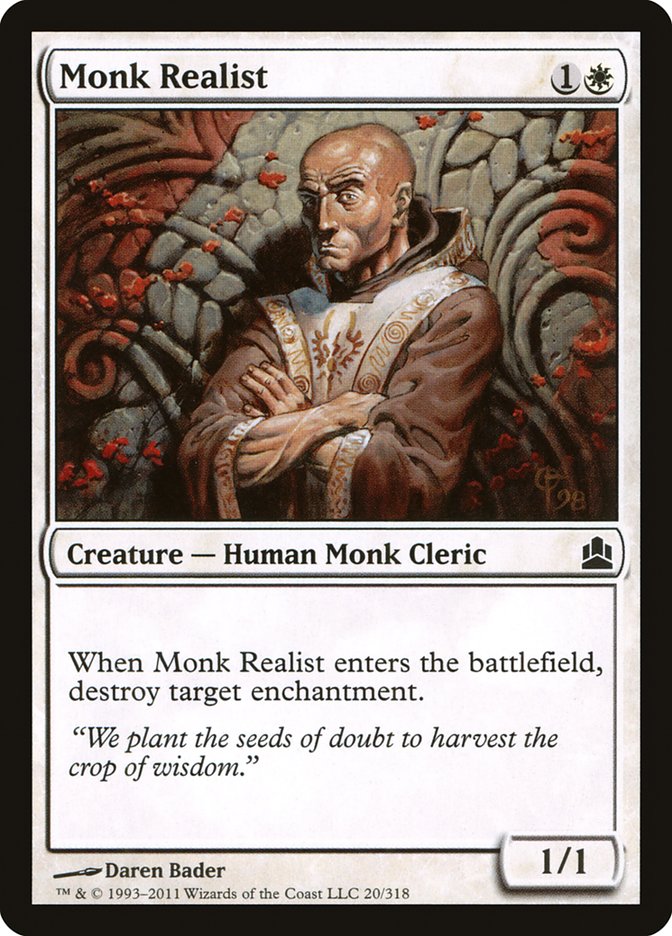 Monk Realist [Commander 2011] | Game Haven TX