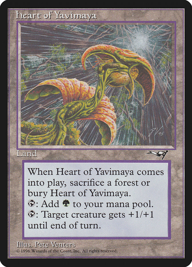 Heart of Yavimaya [Alliances] | Game Haven TX