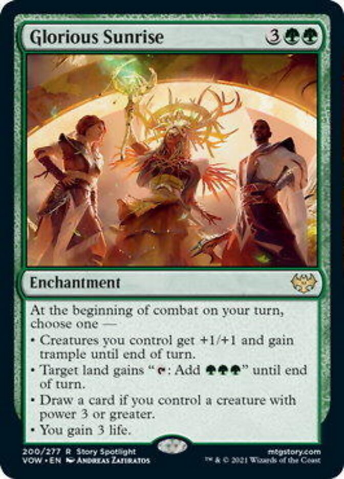 Glorious Sunrise [Innistrad: Crimson Vow] | Game Haven TX