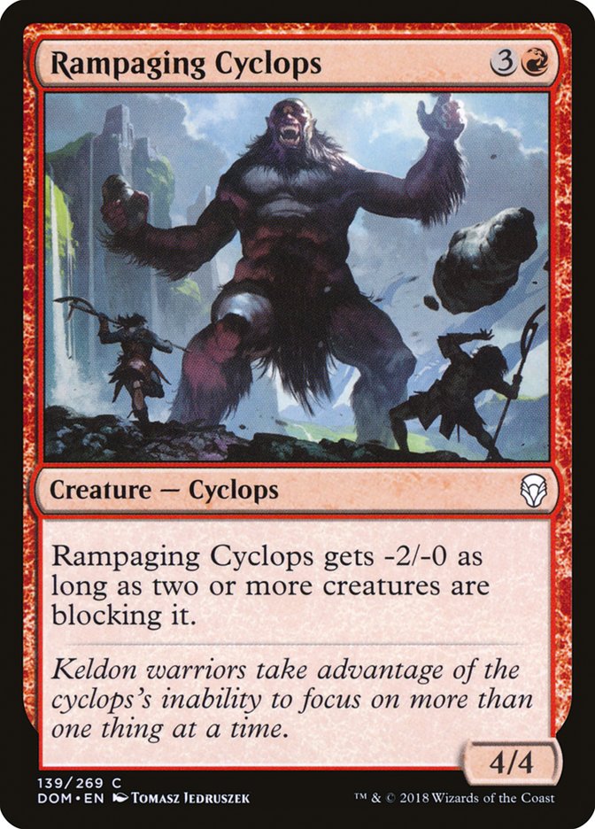 Rampaging Cyclops [Dominaria] | Game Haven TX