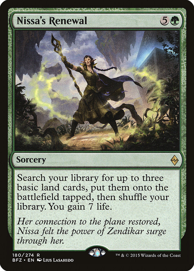 Nissa's Renewal [Battle for Zendikar] | Game Haven TX
