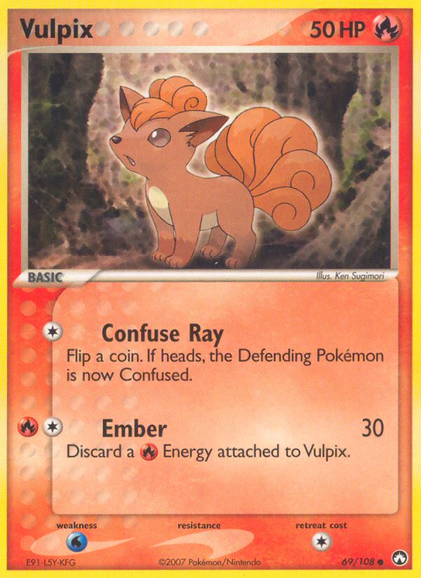 Vulpix (69/108) [EX: Power Keepers] | Game Haven TX