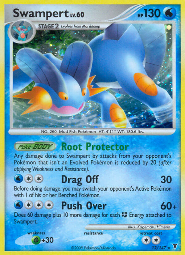 Swampert (12/147) (Theme Deck Exclusive) [Platinum: Supreme Victors] | Game Haven TX