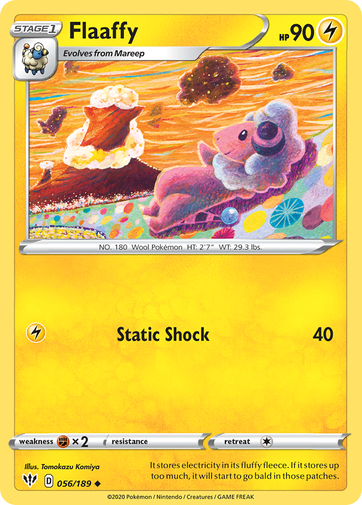Flaaffy (056/189) [Sword & Shield: Darkness Ablaze] | Game Haven TX
