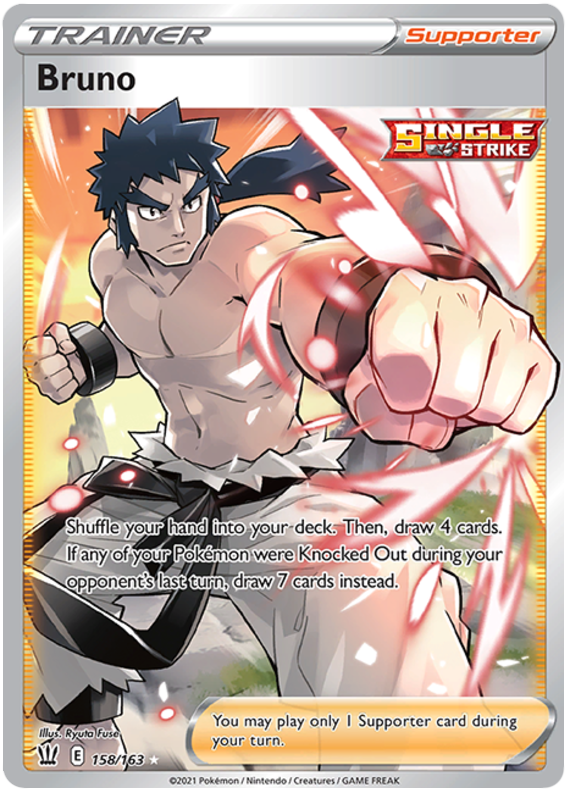 Bruno (158/163) [Sword & Shield: Battle Styles] | Game Haven TX