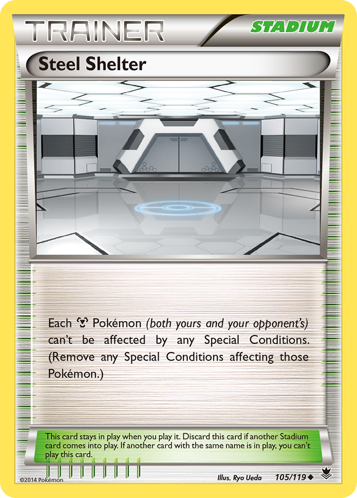 Steel Shelter (105/119) [XY: Phantom Forces] | Game Haven TX