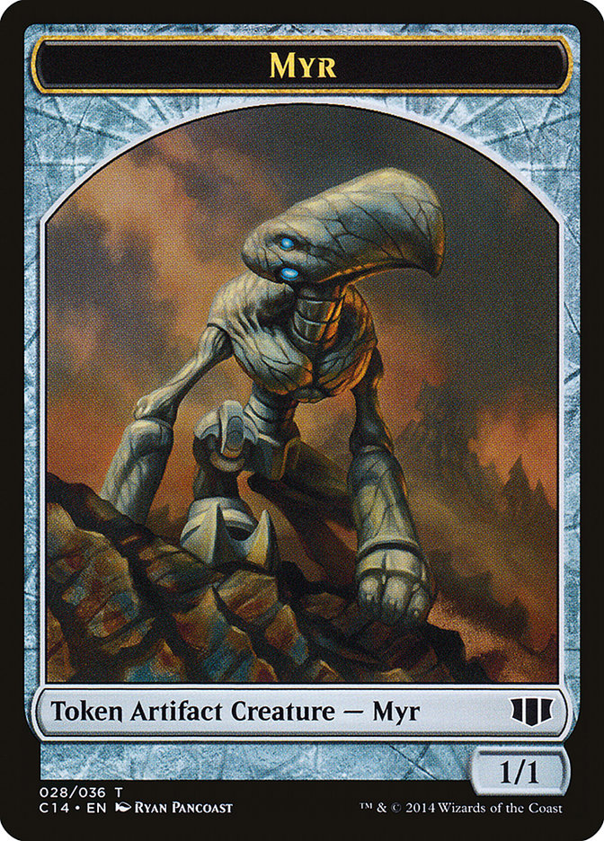 Myr // Pentavite Double-sided Token [Commander 2014 Tokens] | Game Haven TX