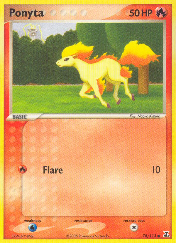 Ponyta (78/113) [EX: Delta Species] | Game Haven TX