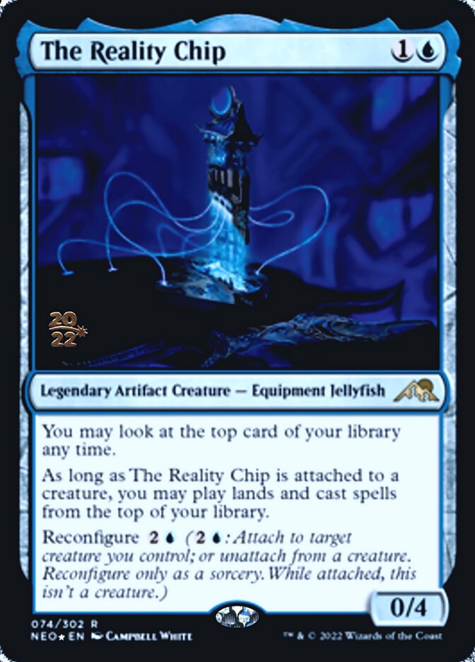 The Reality Chip [Kamigawa: Neon Dynasty Prerelease Promos] | Game Haven TX