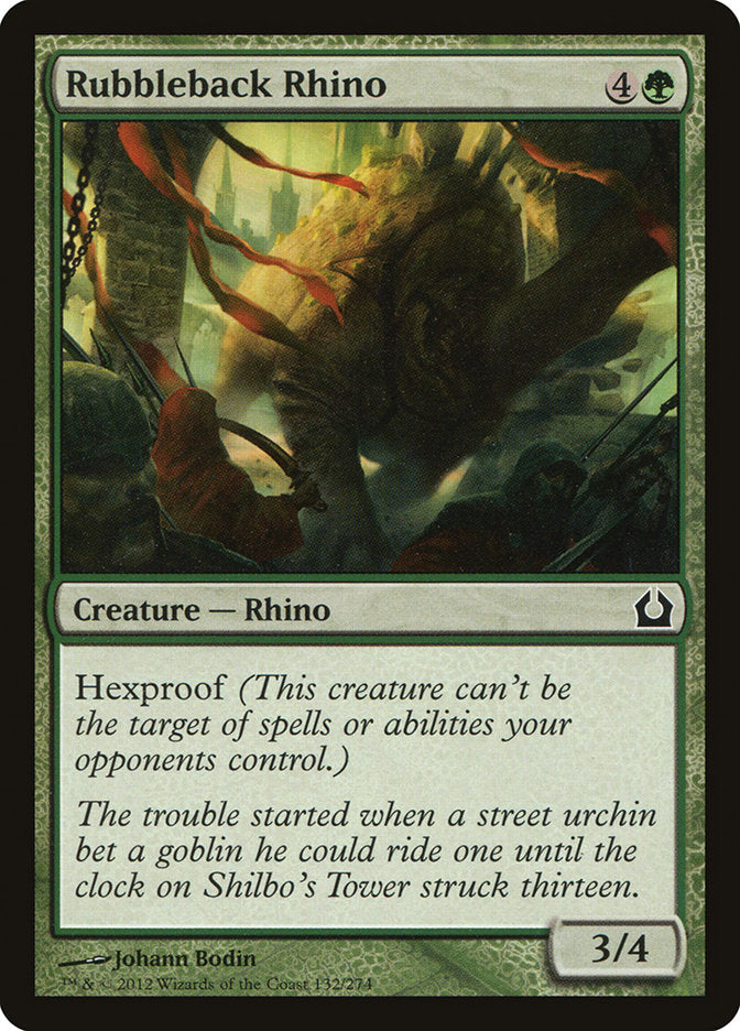 Rubbleback Rhino [Return to Ravnica] | Game Haven TX