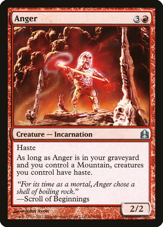 Anger [Commander 2011] | Game Haven TX