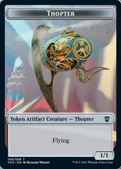Spirit (003) // Thopter Double-sided Token [Innistrad: Crimson Vow Commander Tokens] | Game Haven TX