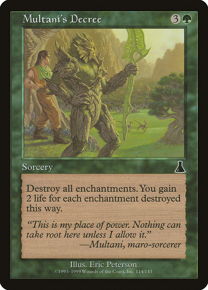 Multani's Decree [Urza's Destiny] | Game Haven TX