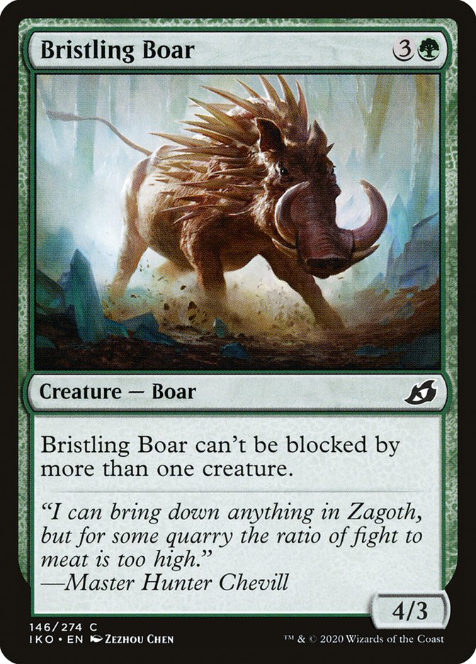 Bristling Boar [Ikoria: Lair of Behemoths] | Game Haven TX