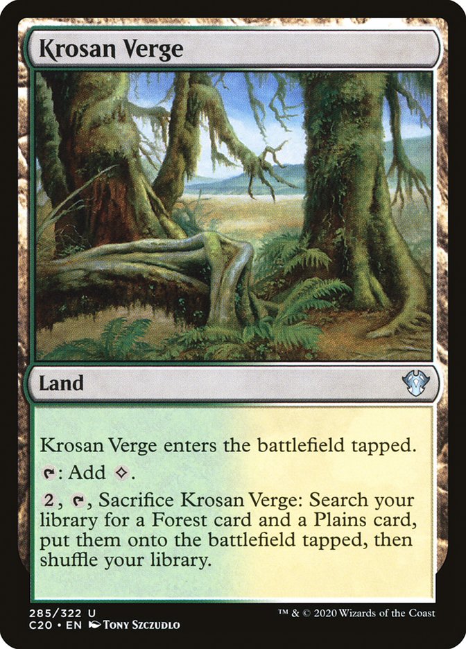Krosan Verge [Commander 2020] | Game Haven TX