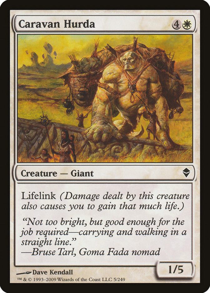 Caravan Hurda [Zendikar] | Game Haven TX