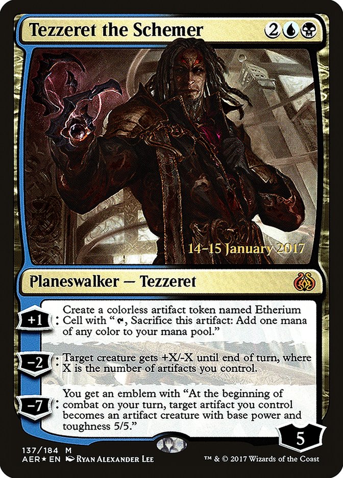 Tezzeret the Schemer [Aether Revolt Promos] | Game Haven TX
