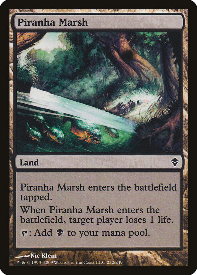 Piranha Marsh [Zendikar] | Game Haven TX